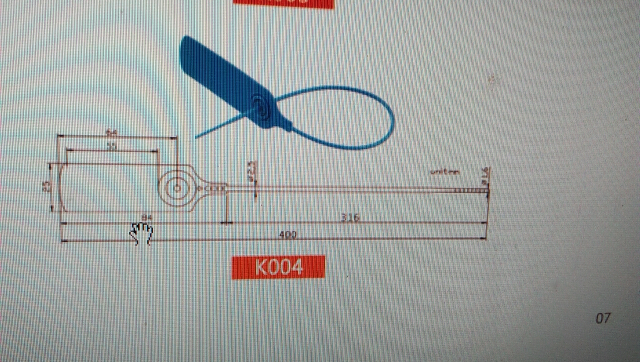 Seal dây nhựa K004